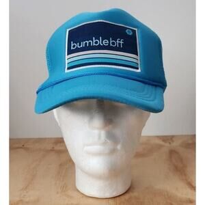 bumblebff Blue Logo Cap Foam Front Rope Brim Trucker Snapback (H1)